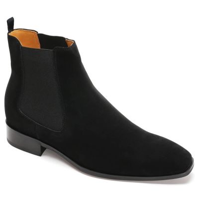 sapatos que aumentam a altura do homem - bota masculina com salto alto - Você +7cm Alto