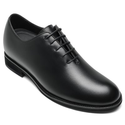 Sapato Masculino Com Salto - Elevadores de sapato masculino oxford preto para aumentar a altura 6cm