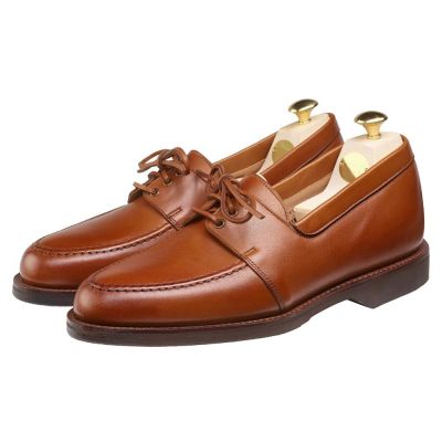 sapato social masculino com salto - Sapatos mocassins masculinos de couro de bezerro bronzeado com aumento de altura 6 CM