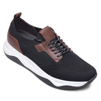 Sapato Alto Masculino - casual ao ar livre Tenis Com Salto Embutido 8CM