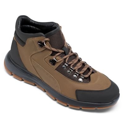 Sapatenis Masculino Com Salto Interno - Sapato Masculino Com Salto Interno 7cm - Sapatos para caminhadas ao ar livre High Top Hiking