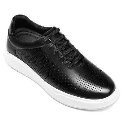 Tenis Masculino Com Salto - Palmilha Para Aumentar a Altura - tênis masculino casual preto respirável 7 CM