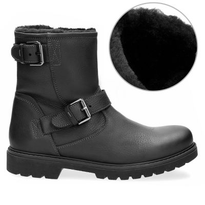 botas mais altas - botas masculinas forradas de pele - botas de aumento de altura quente de inverno preto 7 CM