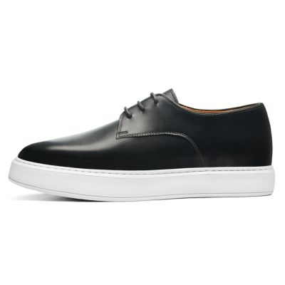 Sapato Alto Masculino - Sapato Masculino Salto Interno - Tênis casual masculino preto 7 CM