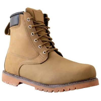 Sapato Alto Masculino - Botas de motocicleta masculinas bege premium feitas à mão de 7cm