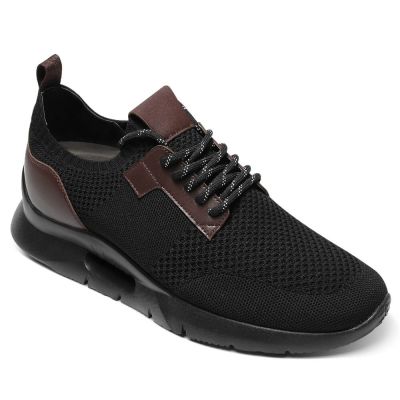 Sapato Alto Masculino - casual ao ar livre Tenis Com Salto Embutido 7CM