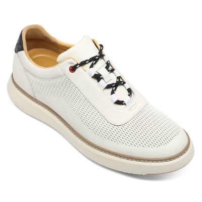 Tenis Com Salto Interno Masculino - Sapato Masculino Salto Interno - tênis casual bege 6 CM